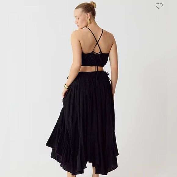 J.Crew Halter top and skirt set in airy gauze - Picture 4 of 6